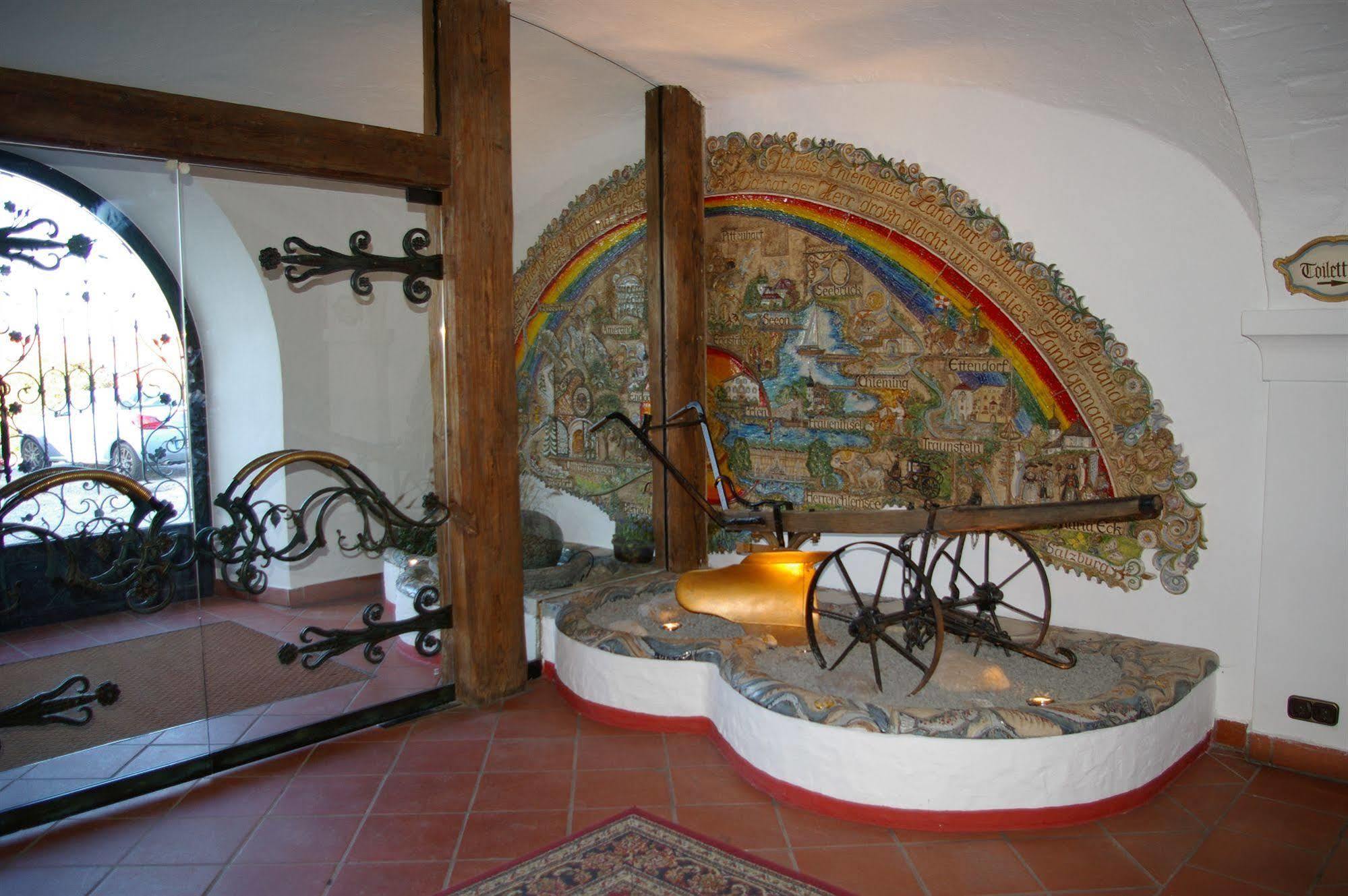 Landgasthof Goldener Pflug Frasdorf Exterior foto