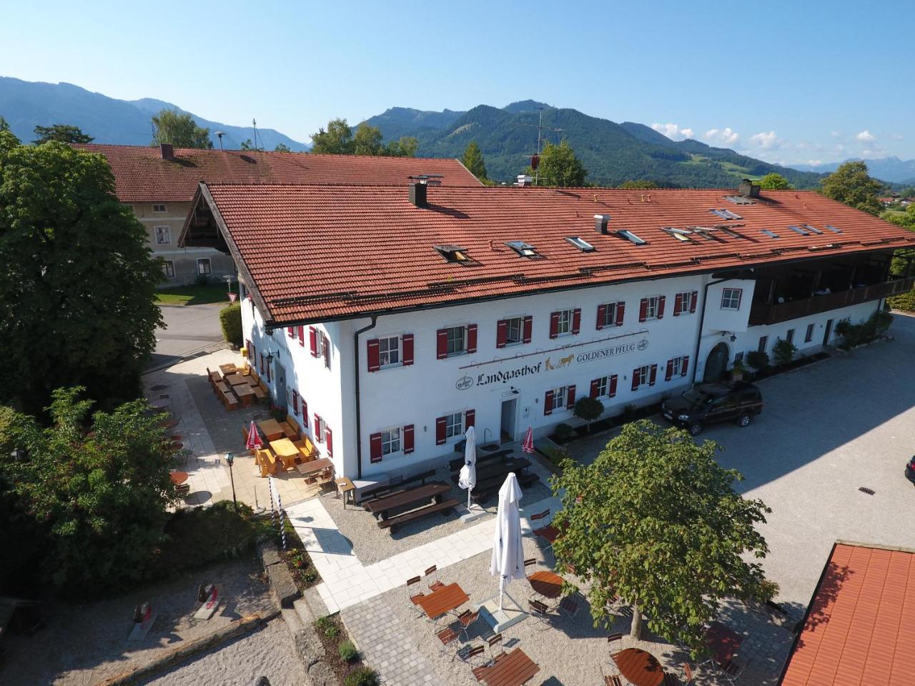 Landgasthof Goldener Pflug Frasdorf Exterior foto